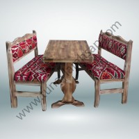 sr0078 Ramazan Ahşap Sedir Takımı